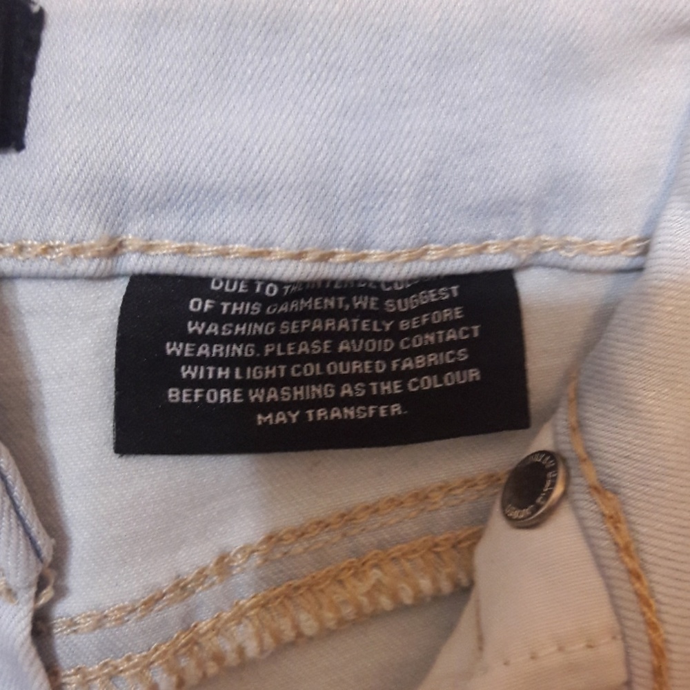 Light Denim Capris - Picture 5 of 6